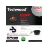 TECHWOOD Faitout 28 Cm Fonte d'Aluminium