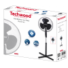 TECHWOOD Ventilateur sur Pied 40 Cm