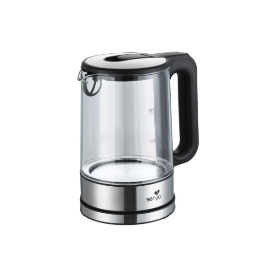 SENYA Bouilloire électrique sans fil en verre 1.7L  - Tea Lover