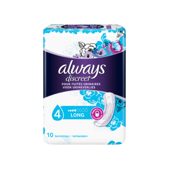 Always Serviettes incontinence - Long - x10