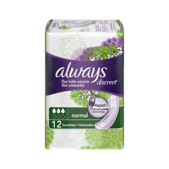 Always Serviettes incontinence - Normal - x12