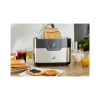 SENYA Grille-pain tactile 2 larges fentes inox Smart Toaster