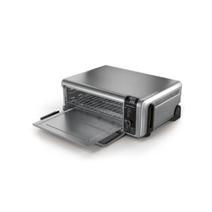 Cuisinière à Gaz 4 Foyers avec Four + Grille électrique Noir - BERKLAYS -  BC66G43BK 