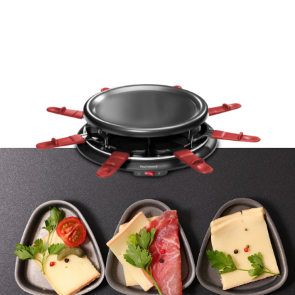 TECHWOOD Raclette Grill 8 personnes + Crêpière