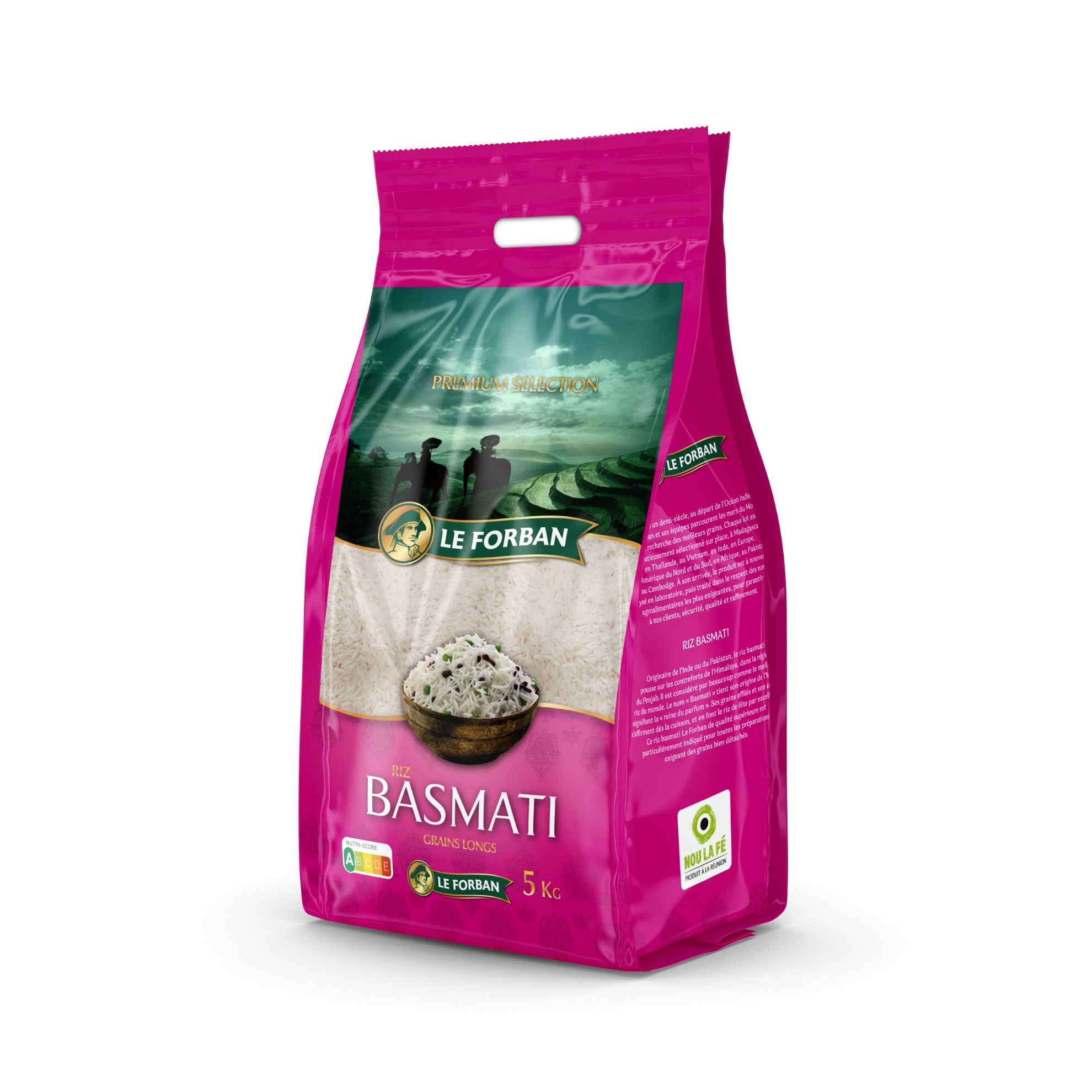 Riz Basmati - Le Forban - 5kg | ChezVous.re - Faites vos courses en ...