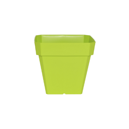 SOLEILA Pot jardin carré 30cm vert Anis