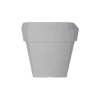 SOLEILA Pot jardin carré 40cm Stone