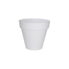 SOLEILA Pot jardin rond 30cm Blanc