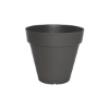 SOLEILA Pot jardin rond 40cm Gris