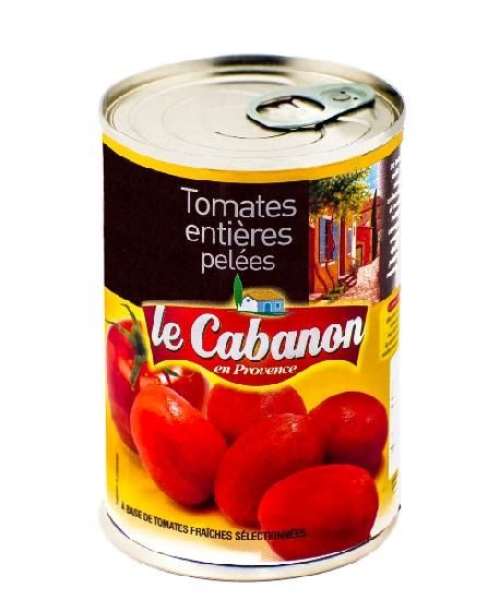 Tomates entières pelées au jus 400g - Le Cabanon