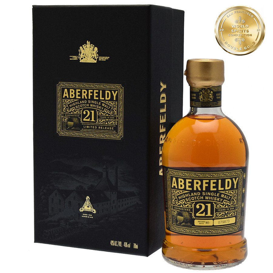Aberfeldy Whisky 21 Ans Highland - 40% - 70cl