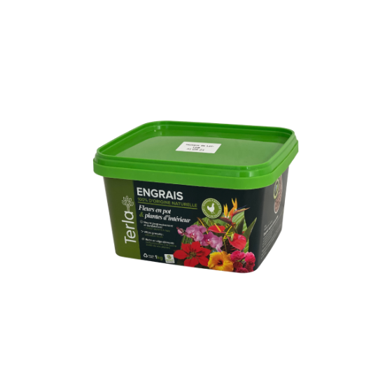 Engrais TERLA 1kg - fleurs en pot et plantes d'intérieur