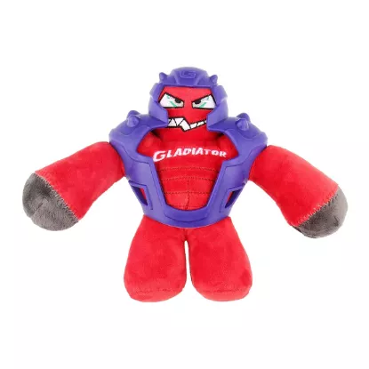 GIGWI Jeu chien - Peluche Gladiator Rouge