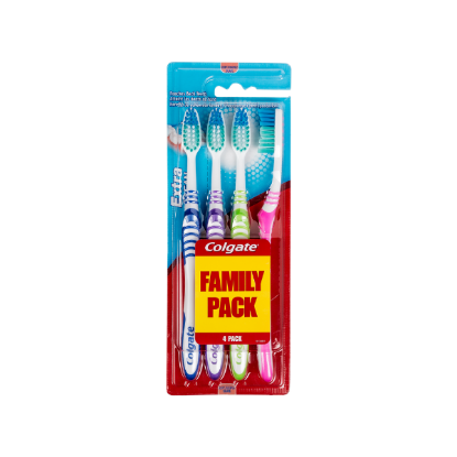 Brosse à dents COLGATE BAD EXTRA CLEAN LOT DE 4 SOUPLE