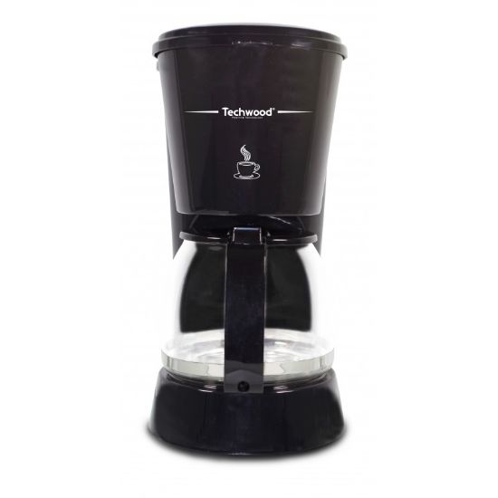 TECHWOOD Cafetiére Programmable 6 Tasses Noir