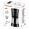 TECHWOOD Cafetiére Programmable 6 Tasses Noir