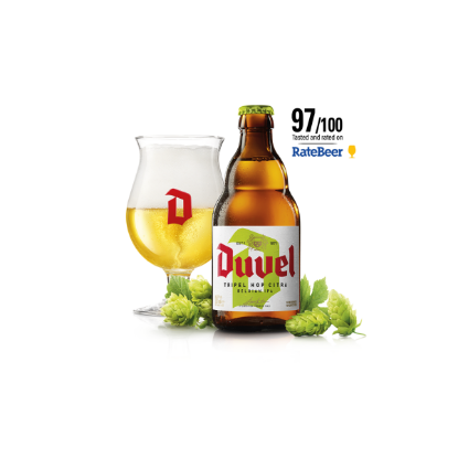 Bière IPA Duvel Tripel Hop Citra 33cl - alcool 9,5%
