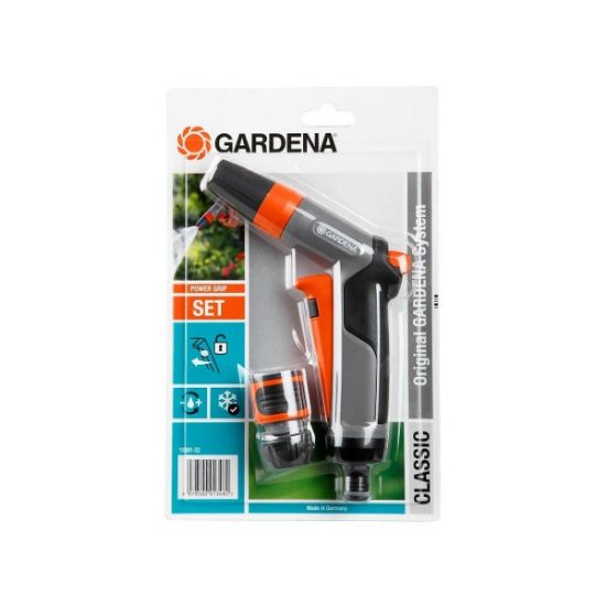 Kit Gardena Pistolet d'arrosage et nettoyage multijet Classic + raccord aquastop