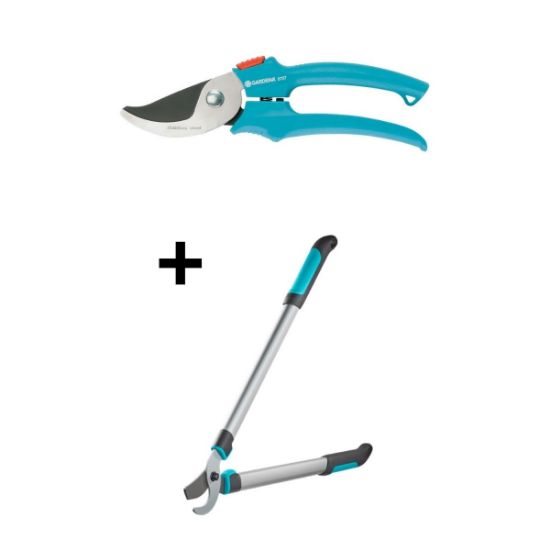 Pack duo Gardena Coupe Branches Easycut 680B + Sécateur Classic 18mm