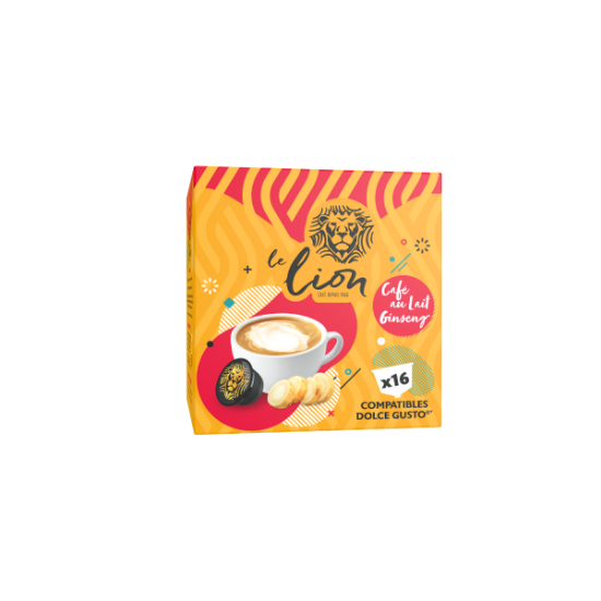 Café Le Lion Dolce Gusto - chocolat chaud - 16 dosettes   -  Shopping et Courses en ligne, livrés à domicile ou au bureau, 7j/7 à la  Réunion