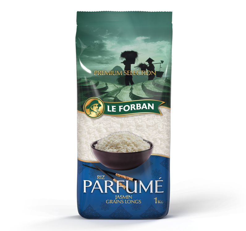 Riz Parfumé Jasmin - Le Forban - 1kg | ChezVous.re - Faites vos courses ...