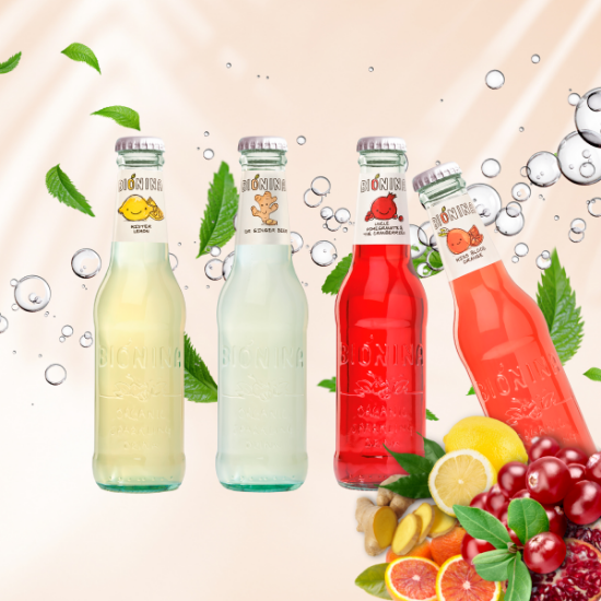 Pack BIONINA Boissons gazeuses BIO 4 x 200ml