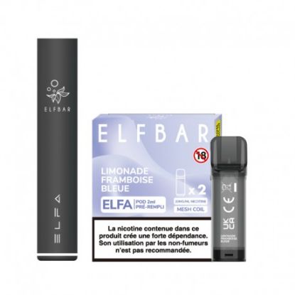 Picture of ELFA, LA PREMIERE PUFF RECHARGEABLE & ECOLOGIQUES  ( boite de saveur non fournie)