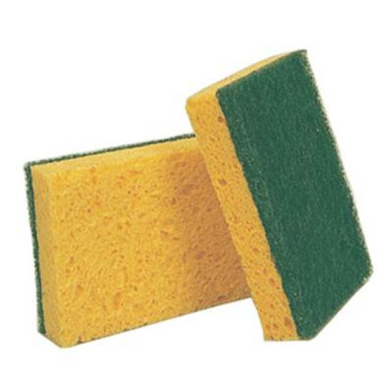 Lot de 2 éponges lavables - Bambou doux et toile de jute