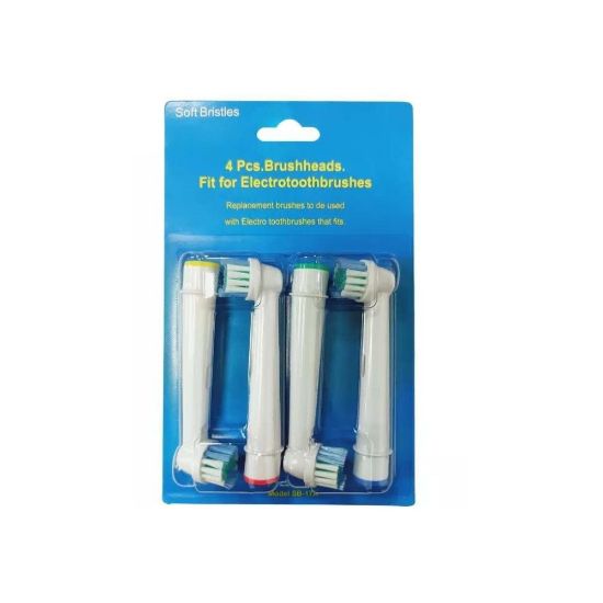 Lot de 4 têtes de recharge brossettes pour Oral-B