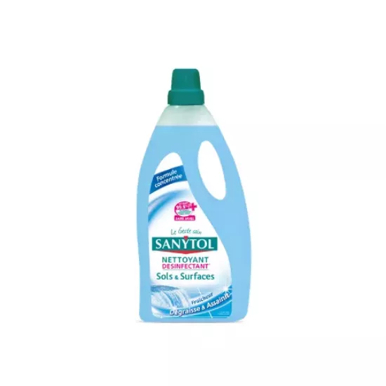 Image de Nettoyant ménager désinfectant sols/surfaces Sanytol Fraicheur Marine 1 Litre