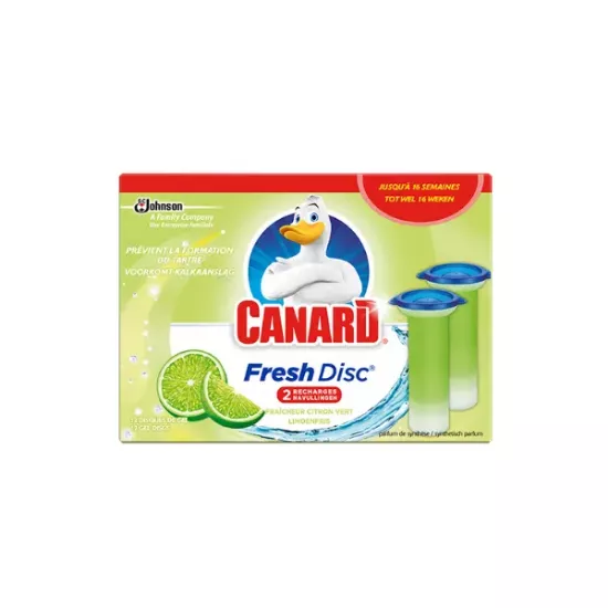Canard fresh disc recharge fraîcheur marine – bloc sans cage