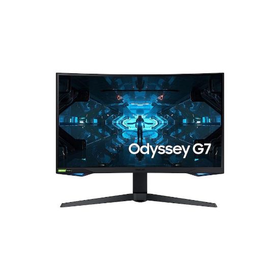 Ecran Gaming SAMSUNG ODYSSEY G7 27'' QLED Incurvé (240Hz / 1ms / GSync)    - Shopping et Courses en ligne, livrés à domicile ou au bureau,  7j/7 à la Réunion