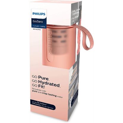 Gourde d'hydratation Go Zero Active Orange Philips - 590 ml