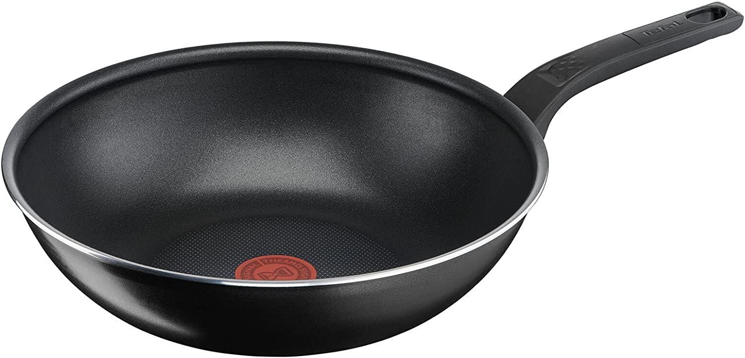 Poêle wok Tefal 28 cm EASY COOK & CLEAN | ChezVous.re - Faites vos ...