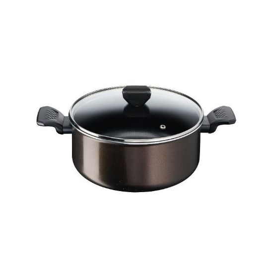 Faitout 24 cm (4,7 L) + couvercle Tefal EASY COOK & CLEAN