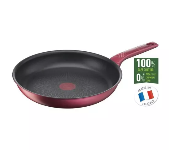 Poêle 28 cm Tefal DAILY CHEF INDUCTION   - Shopping et Courses  en ligne, livrés à domicile ou au bureau, 7j/7 à la Réunion