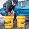 Seau de lavage jaune 22l Meguiar's