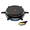 Appareil à raclette 6 personnes, Plancha électrique, Crêpe, Tefal Colormania RE12A4 - bleu