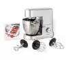 Robot pâtissier Moulinex Masterchef Grande 1500W 10 vitesses + Pulse - QA810D - chrome