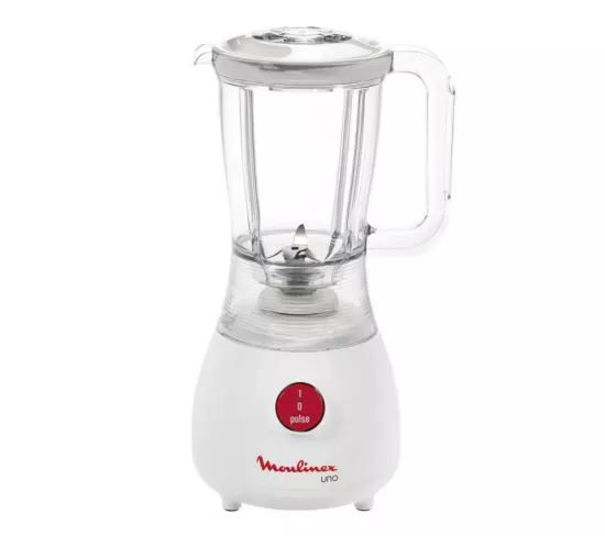 Blender Moulinex Uno 350W 1,25L - LM220 - blanc