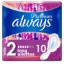 Serviette Hygiénique Avec Ailettes Long Taille 2 Always Platinium 