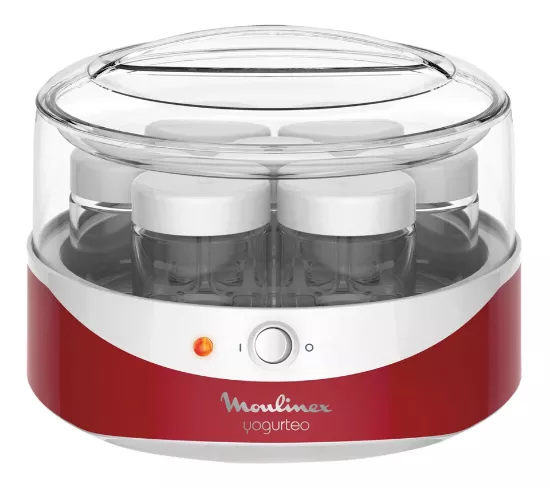 Yaourtière 7 pots Moulinex Yogurteo - YG2295 - rouge