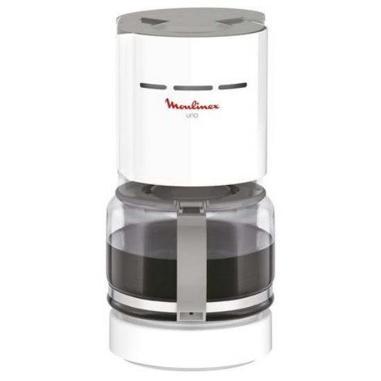 Cafetière filtre 15 tasses Moulinex Uno - FG12111 - gris/blanc
