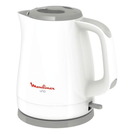 Bouilloire électrique sans fil 1,5L 2400W Moulinex Uno - BY15011 - gris/blanc