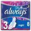 Serviette Hygiénique Avec Ailettes Platinium Nuit Taille 3 Always x8 Serviette Hygiénique Avec Ailettes Platinium Nuit Taille 3 Always x8