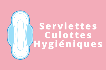 Image pour la catégorie Serviettes, Culottes hygiéniques