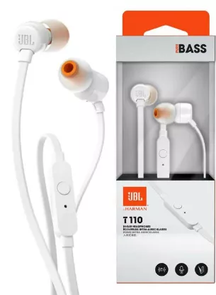 JBL écouteurs filaires Tune 110 Blanc