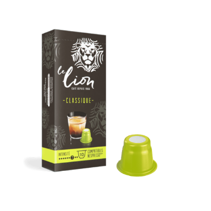 Picture of Boîte de Capsules de café LE LION Classique 5,0g x 10 - Compatibles Nespresso