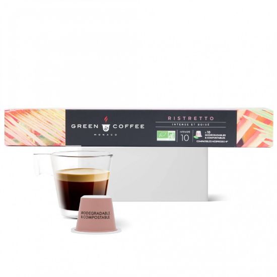 Capsule Nespresso Café bio Green Coffee Ristretto