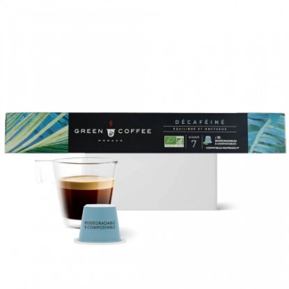 Capsule Nespresso Café bio Green Coffee Décaféiné